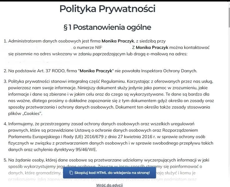 Kiedy należy wprowadzić politykę prywatności w Twoim biznesie?