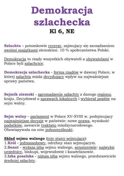 Demokracja szlachecka