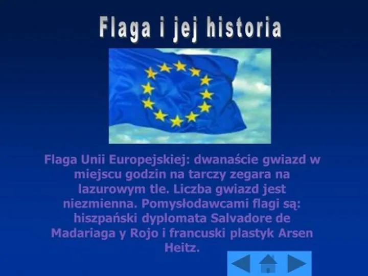 Historia flagi Unii Europejskiej
