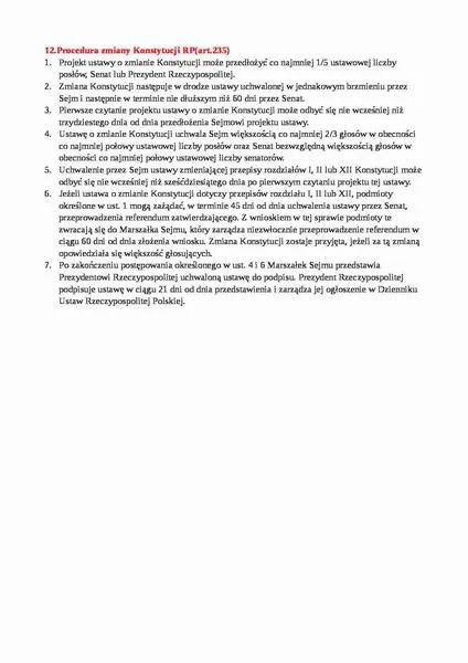 Rolą obywateli w konstytucji
